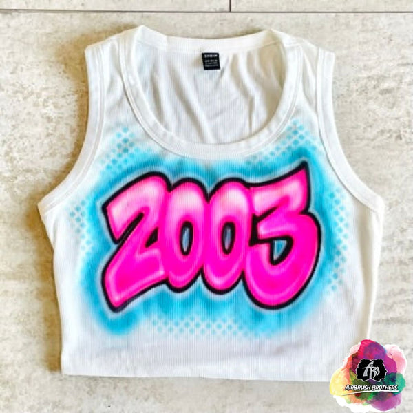 Airbrush 2003 Crop Top Design – Airbrush Brothers
