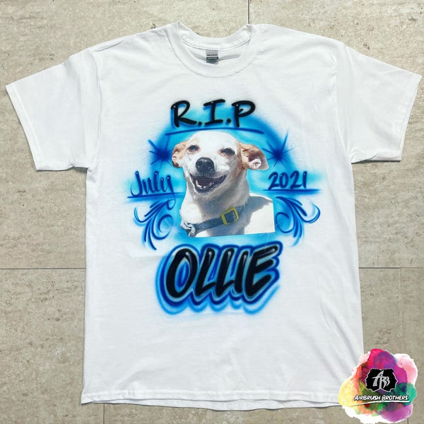 Airbrush R.I.P Pet Shirt Design – Airbrush Brothers