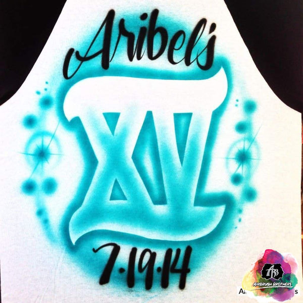 Airbrush Quince Teal Design Airbrush Brothers