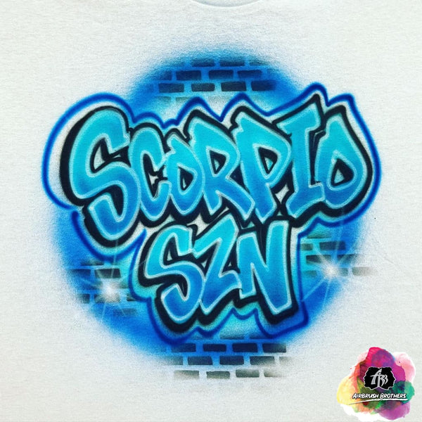 Airbrush Scorpio Szn Shirt Design – Airbrush Brothers