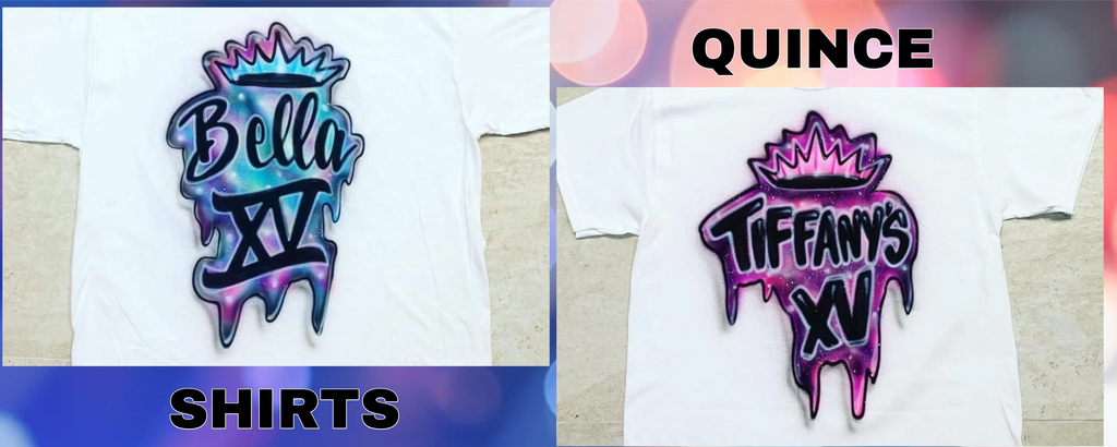 Best Airbrush Shirt Designs for Quinceañeras