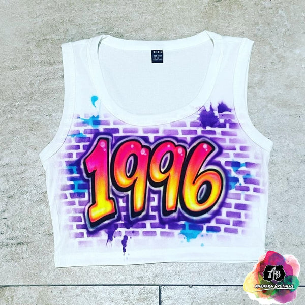 Airbrush 1995 Crop Top And Jogger Set – Airbrush Brothers