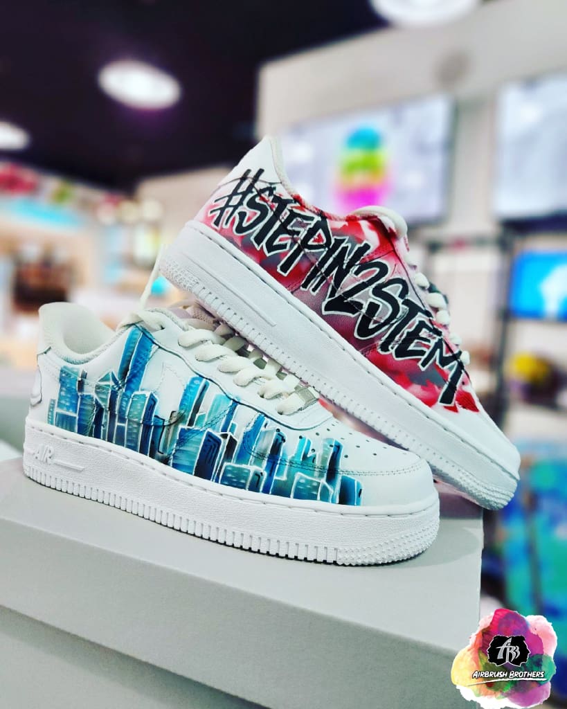 Nike Shoes Womens Custom Air Force 1 Painted