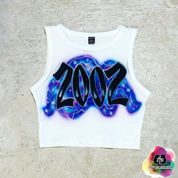 airbrush custom spray paint  Airbrush Galaxy Crop Top Design shirts hats shoes outfit  graffiti 90s 80s design t-shirts  Airbrush Brothers