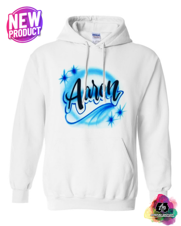 airbrush custom spray paint  Airbrush Name Script Shirt Design | Winter Edition shirts hats shoes outfit  graffiti 90s 80s design t-shirts  Airbrush Brothers Sweatshirt