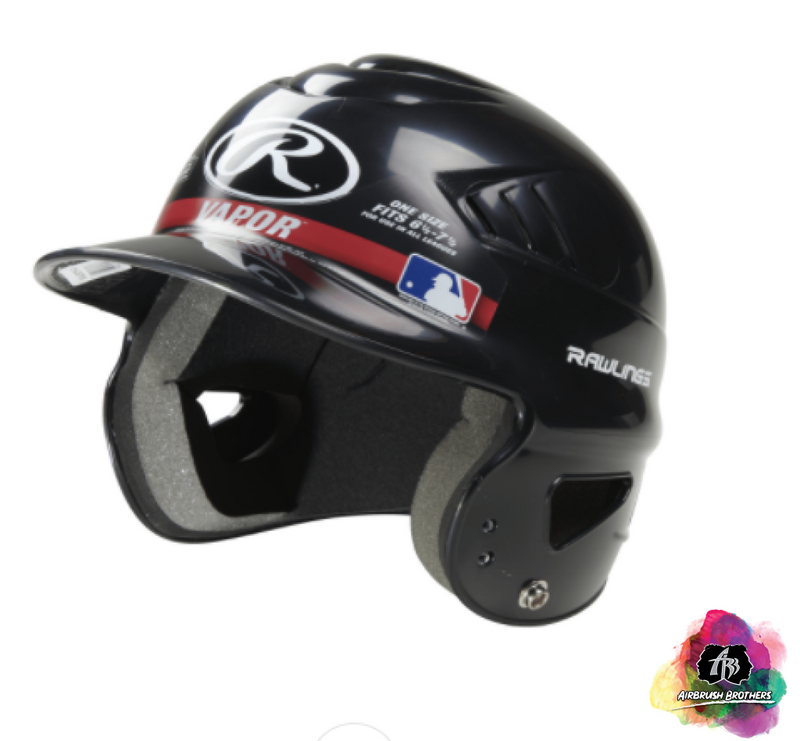 Airbrush USA Flag w/ Baseball Stars Design (Full Helmet) – Airbrush Brothers Airbrush USA Flag w/ Baseball Stars Design (Full Helmet) – Airbrush Brothers