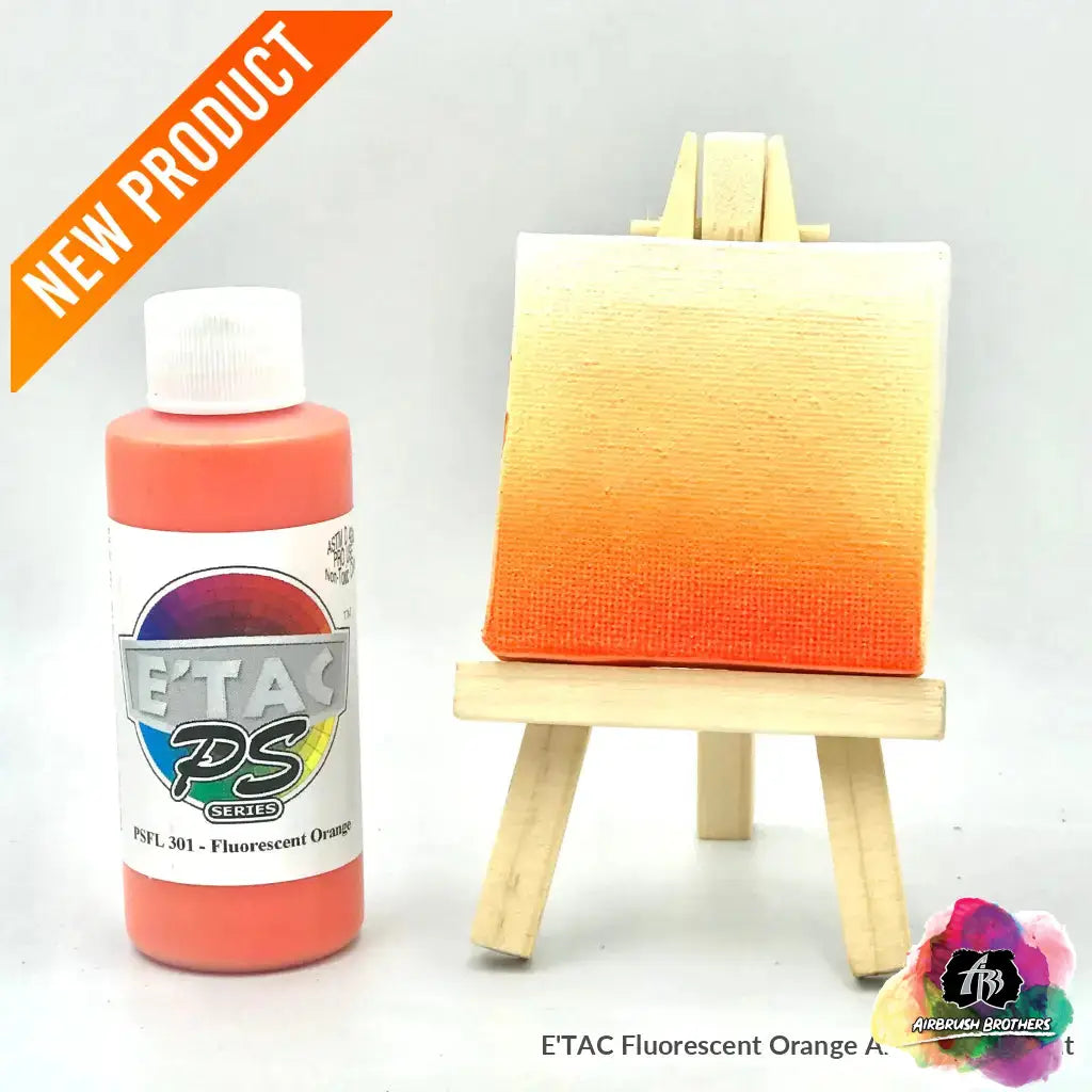 US Art Supply 8-Ounce Opaque Orange Airbrush Paint