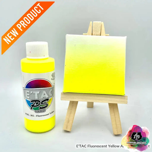 airbrush custom spray paint  E'TAC Fluorescent Yellow Airbrush PS Paint shirts hats shoes outfit  graffiti 90s 80s design t-shirts  E'TAC Paints Airbrush Paint