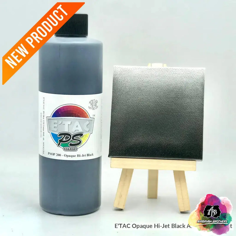E'TAC Opaque Hi-Jet Black Airbrush PS Paint – Airbrush Brothers
