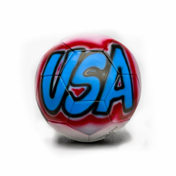 airbrush custom spray paint  Team Soccer Ball Design shirts hats shoes outfit  graffiti 90s 80s design t-shirts  Airbrush Brothers