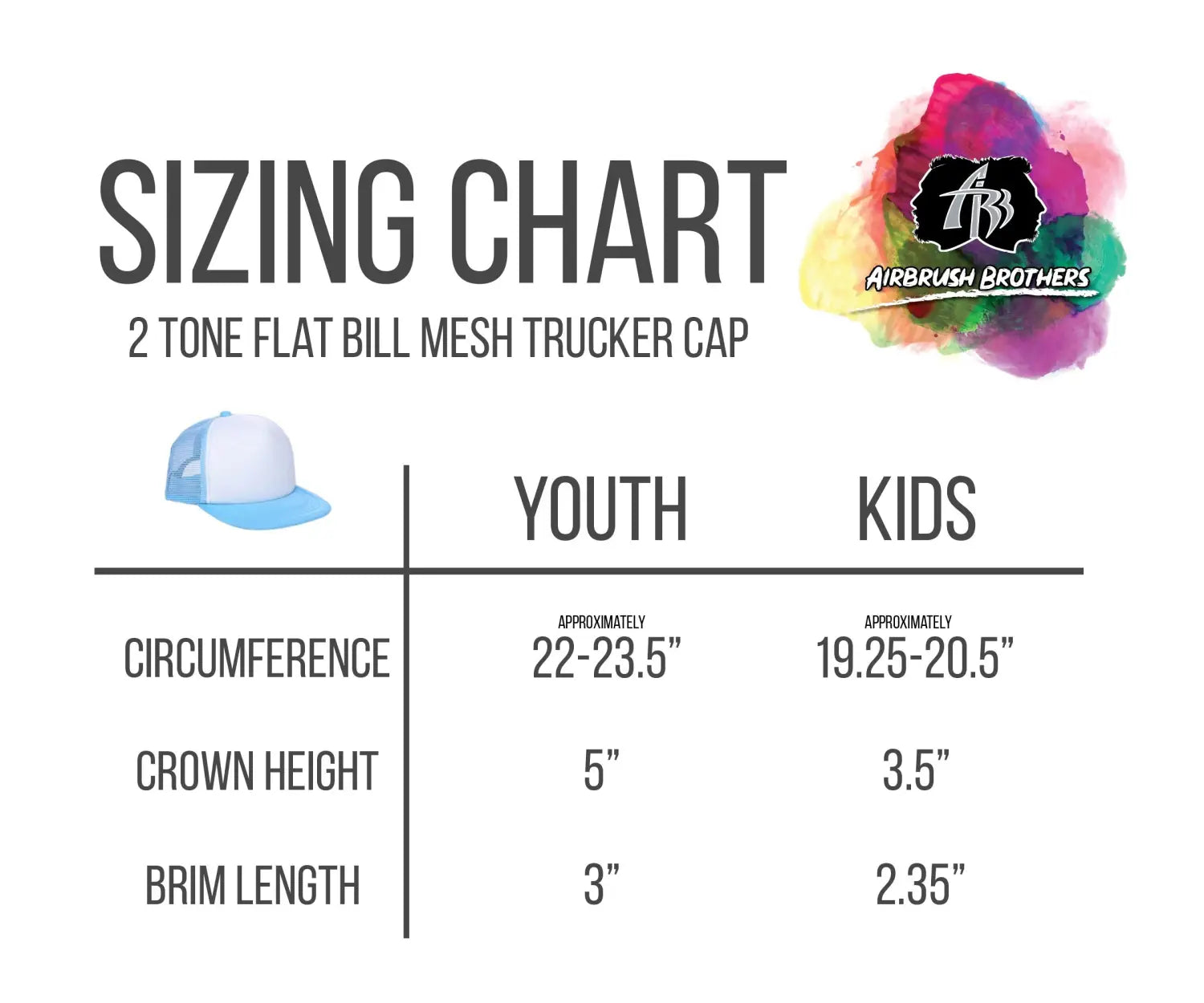 Size Chart Hats