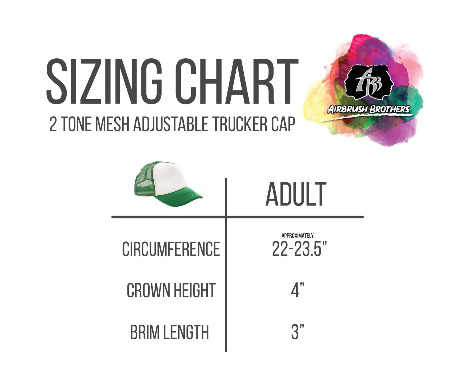 Size Chart Hats