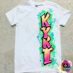 Airbrush 90's Name Shirt Design – Airbrush Brothers