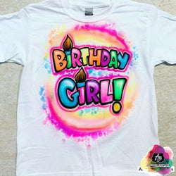 custom airbrush birthday shirts  memory shirts airbrush graffiti shirts