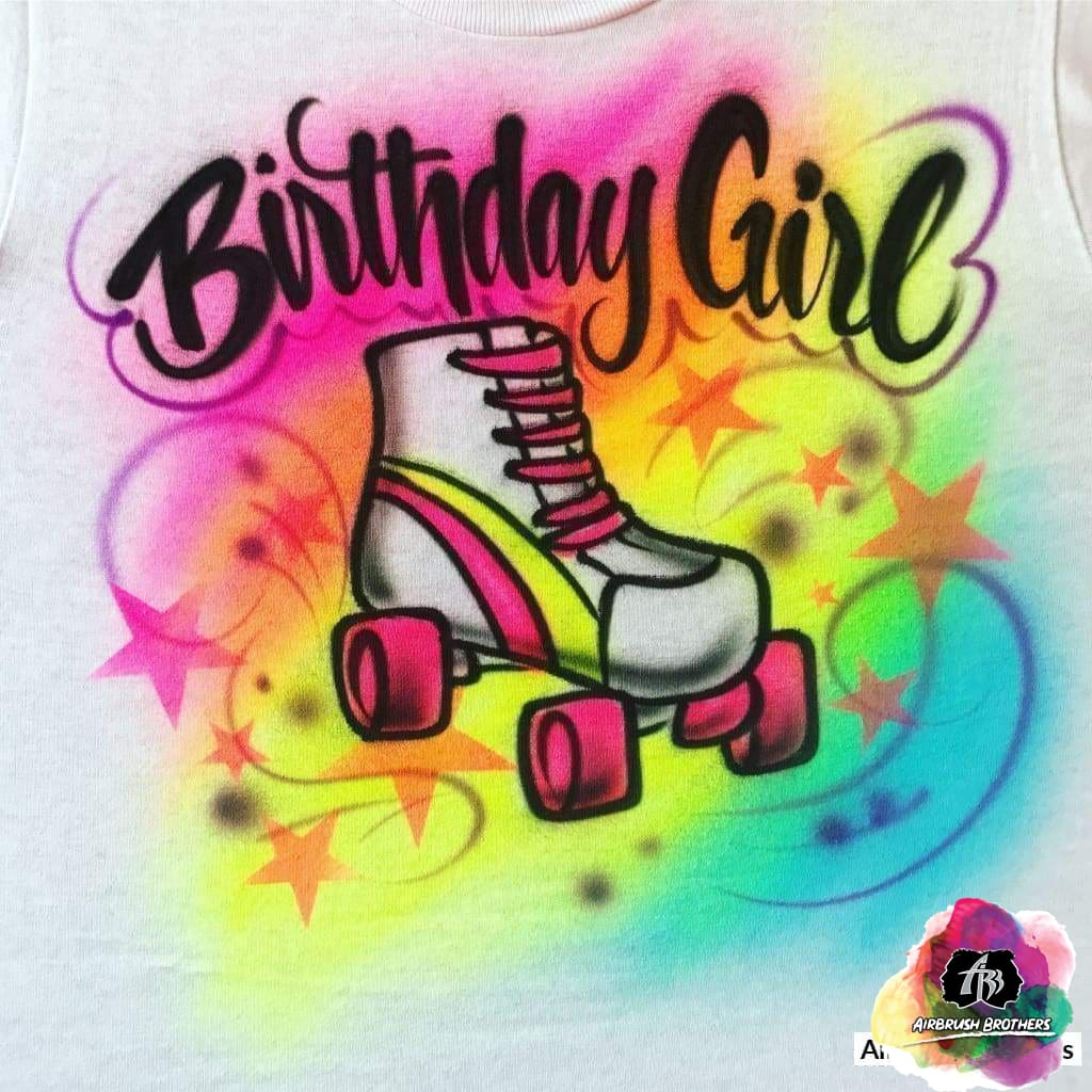 Airbrushed Dodgers toddler/ children birthday tees
