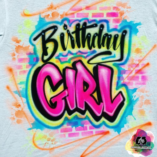 custom airbrush birthday shirts