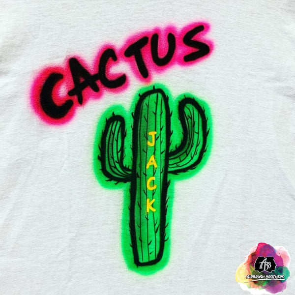 Airbrush Cactus Jack Shirt Design