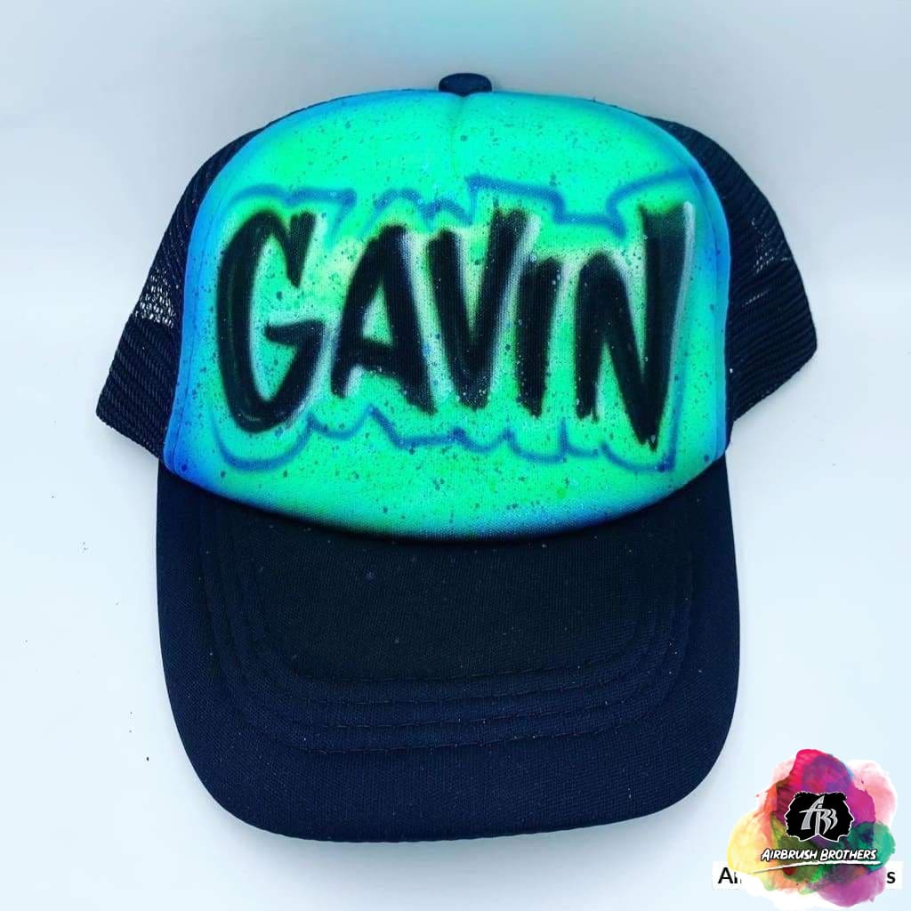 Airbrush Edgy Name Hat Design – Airbrush Brothers