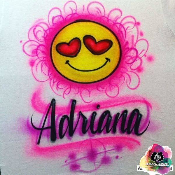 Airbrush Emoji Shirt Design
