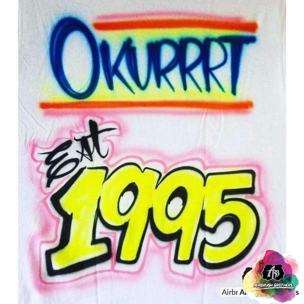 Airbrush Est. 90's Shirt Design – Airbrush Brothers