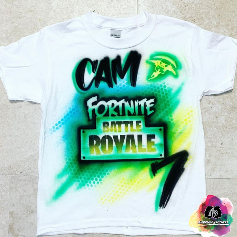 Airbrush Fortnite Birthday Shirt Design – Airbrush Brothers