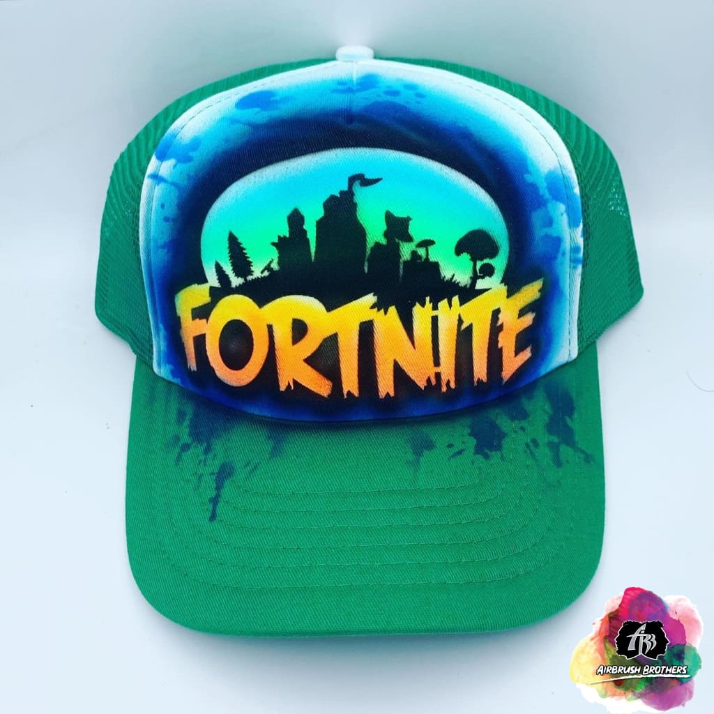 Airbrush Fortnite Hat Design – Airbrush Brothers