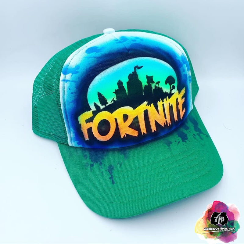 Airbrush Fortnite Hat Design