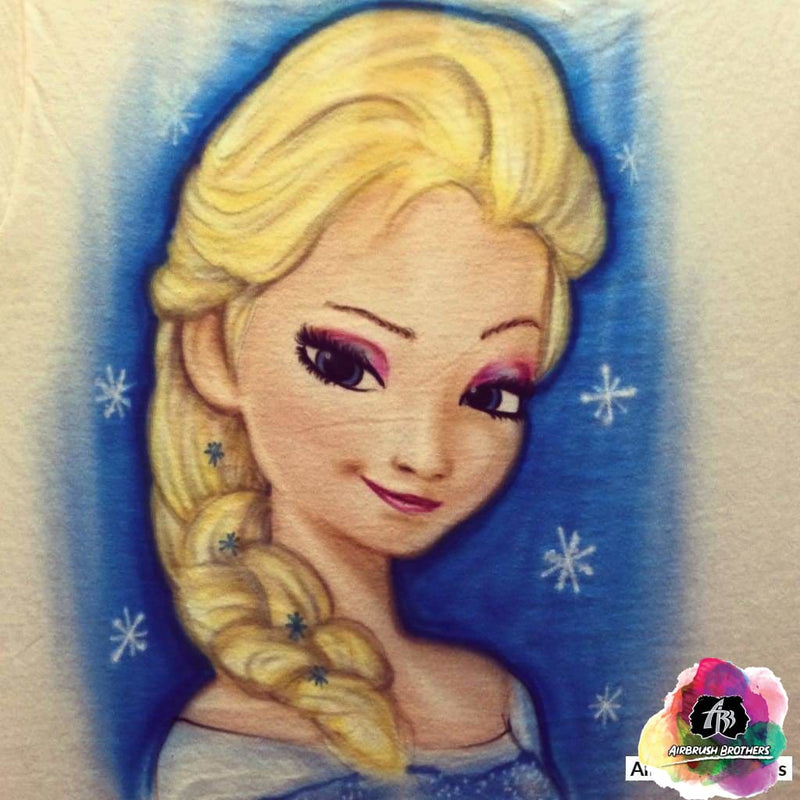 Airbrush Frozen-Elsa Design