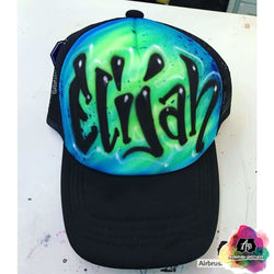 Airbrush Hat Tag Design