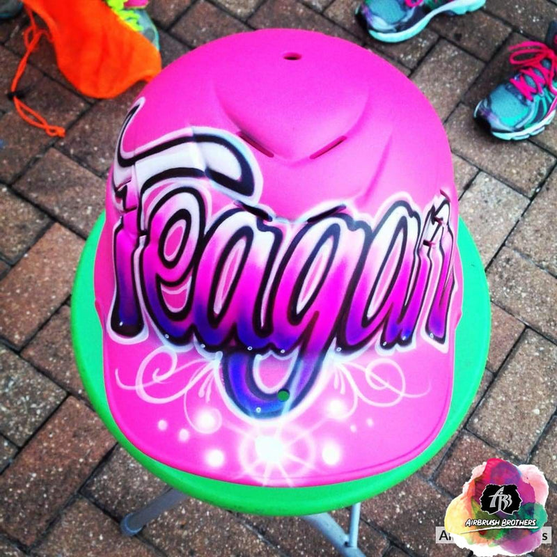 Airbrush Helmet Name Design – Airbrush Brothers