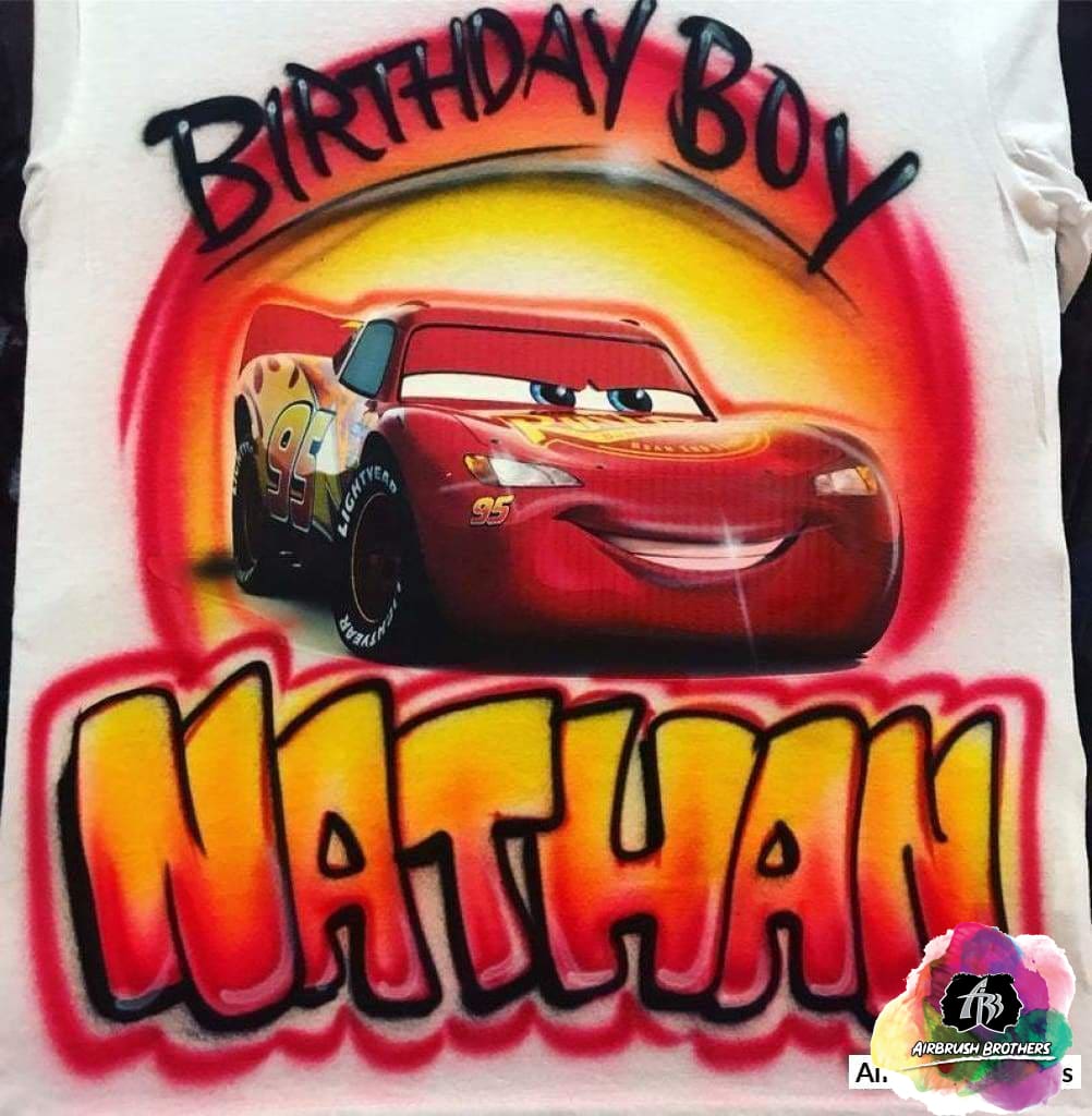 Mcqueen Shirt Design Cars Birthday Shirt Lightning Mcqueen