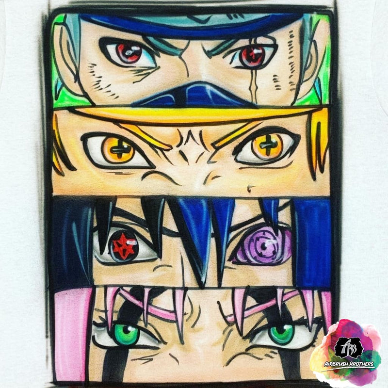 Drawings To Paint & Colour Naruto - Print Design 005