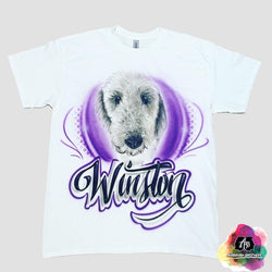 airbrush custom spray paint  Airbrush Pet Portrait Shirt Design shirts hats shoes outfit  graffiti 90s 80s design t-shirts  Airbrush Brothers Shirt