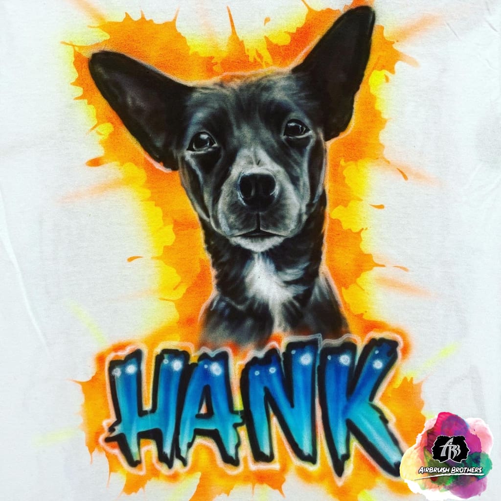 Hank the Dog gets his own T-shirt