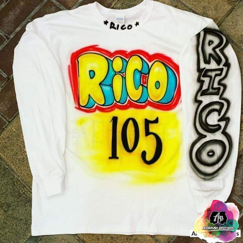 Airbrush Rico (Paid in full) Shirt Design – Airbrush Brothers