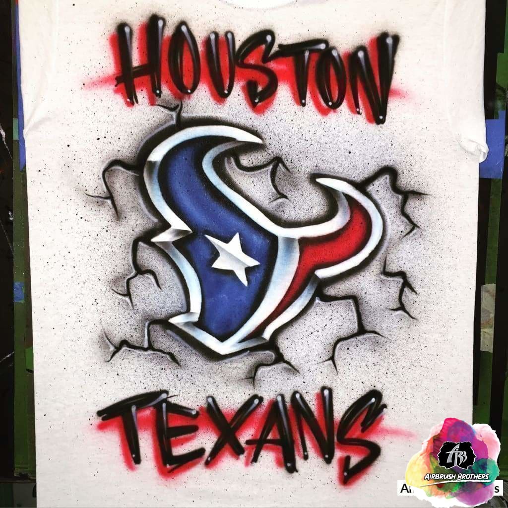 Custom Number And Name NFL Houston Texans Logo Hello Kitty