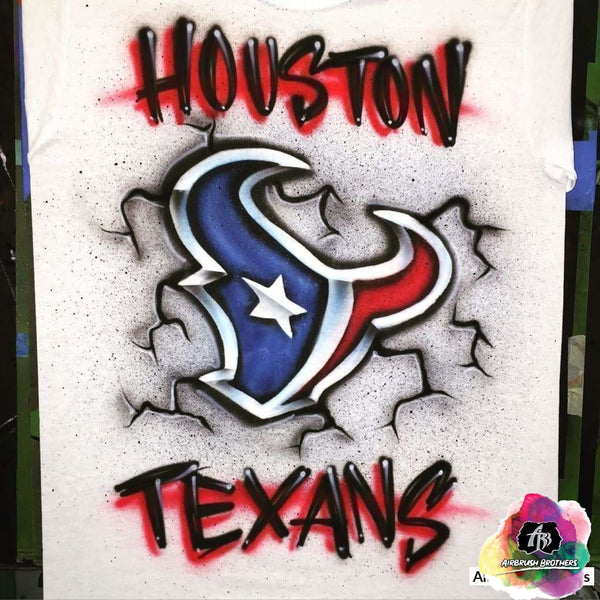 Cracked Texans Logo Design