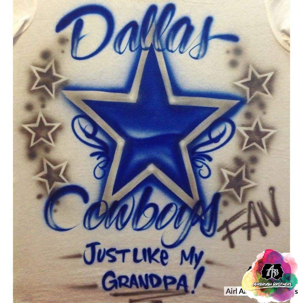 Airbrush Dallas Cowboys Fan Design Airbrush Brothers