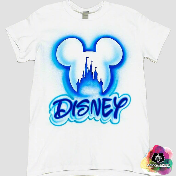 airbrush custom spray paint  Disney Shirt Design shirts hats shoes outfit  graffiti 90s 80s design t-shirts  Airbrush Brothers Shirt