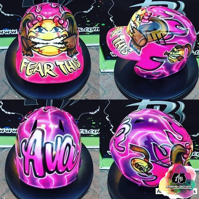 Airbrush Fear This Design (Full Helmet) – Airbrush Brothers