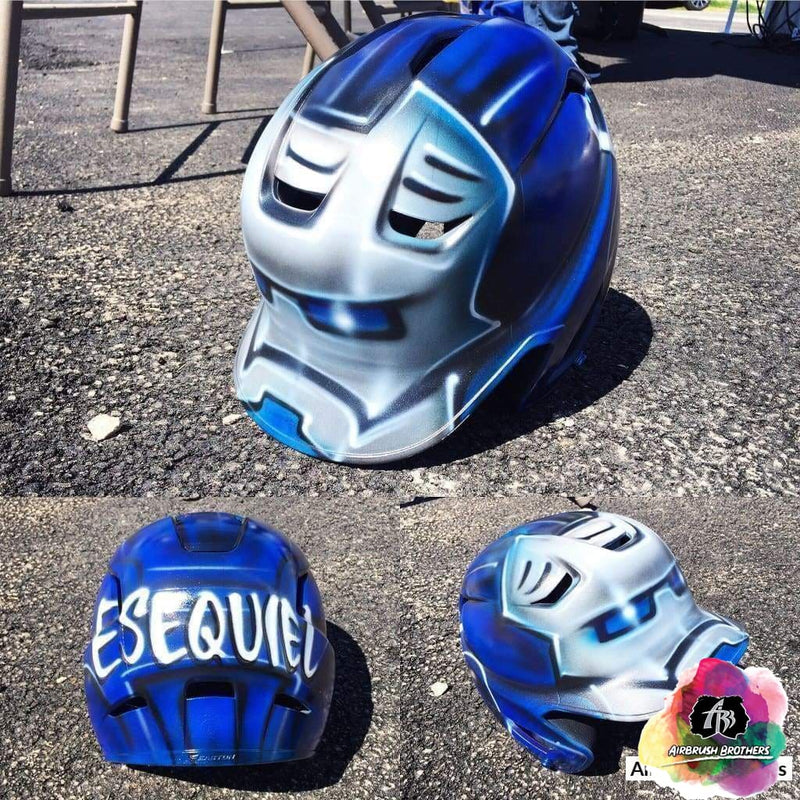 iron man helmet decor Airbrush Iron Man Helmet Design – Airbrush Brothers