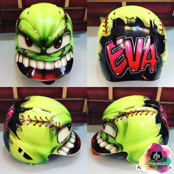 Monster Softball Design (Full Helmet)